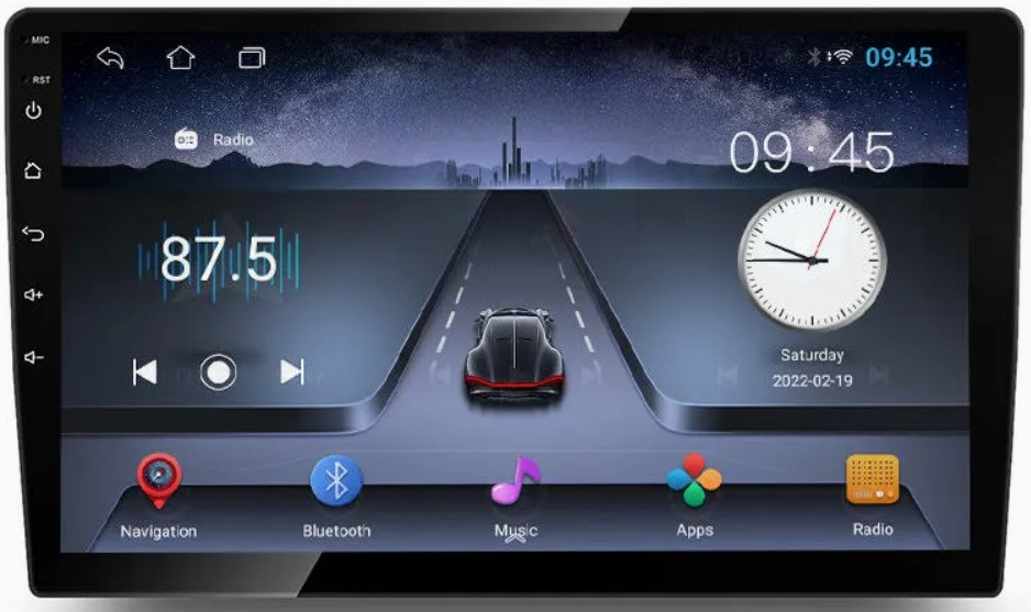 2din Автомагнітола 8810 10" IPS Екран GPS/4Ядра/1Gb Ram/Android, фото 1