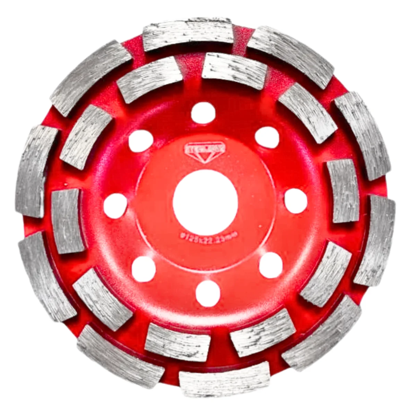 Алмазна дворядна фреза Steelring DRCW125 для шліфування бетону