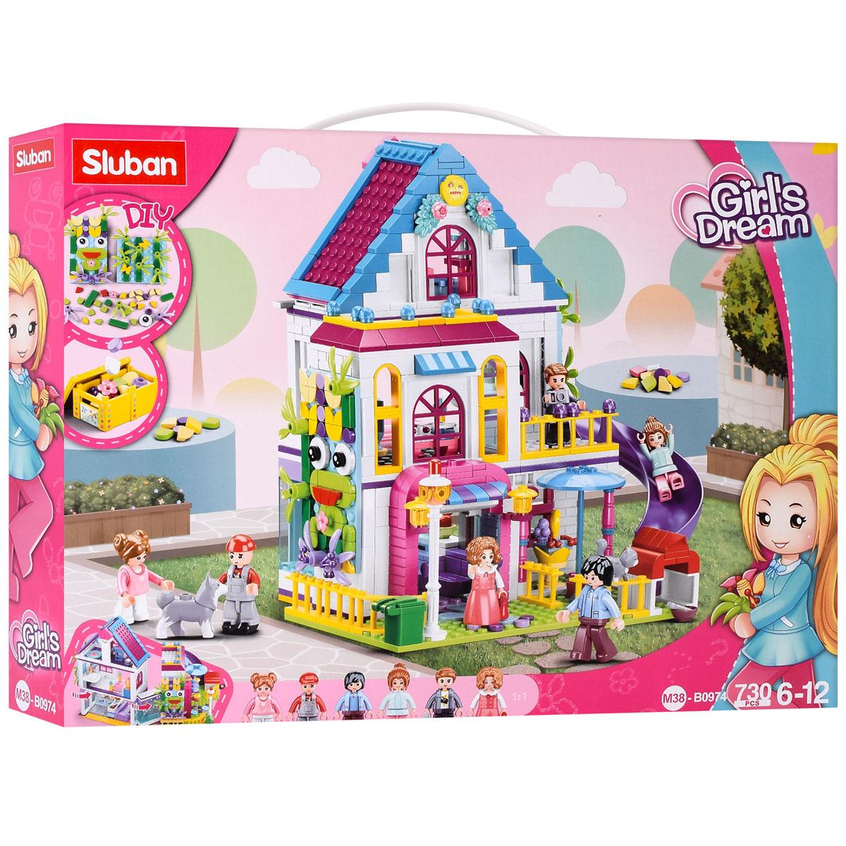 Конструктор SLUBAN Girls Dream Вілла арт. M38-B0974