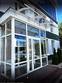 Дашок 3.05 x 1.5 м Hi-tech, металевий з монолітним полікарбонатом