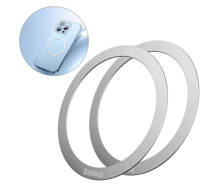 Пластини кільця для магнітного тримача Baseus Halo Metal Ring 2шт