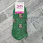 Шкарпетки жіночі короткі новорічні зимові з махрою р.23-25(36-40) пінгвін асорті ДОБРА ПАРА 30039150, фото 3
