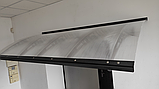 Дашок 4.05 x 1 м Style, металевий з сотовим полікарбонатом, фото 3