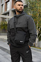Спортивний чоловічий костюм найк високоякісний стильний демісезонний комплект штани плюс анорак