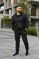 Осінній чоловічий спортивний костюм штани та анорак топова якість із міцного матеріалу молодіжний комплект Nike
