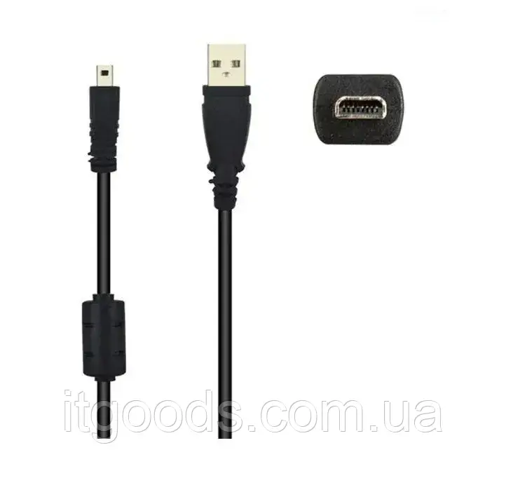 Кабель USB Panasonic K1HA08CD0007, K1HA08CD008, K1HA08CD0013, K1HA08CD0019 для DMC-TZ3, FZ8, FZ7, FZ15, FZ50