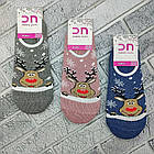 Сліди жіночі новорічні зимові з махрою ДОБРА ПАРА р.36-40 веселий олень асорті 30036361, фото 2