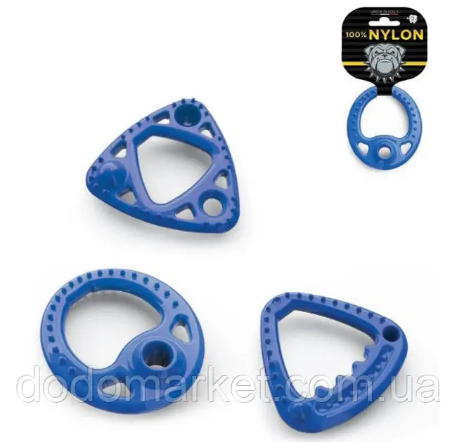 Іграшка для собак нейлонова Geo-Nylon1 (різні форми) 10х9х1 см Італія, фото 1
