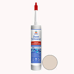 Eskaro Duax Silicone кольоровий силіконовий герметик для швів, коричнево-бежевий (№226), 300мл.