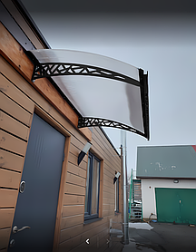 Дашок 1.5 x 1 м Hi-tech, металевий з сотовим полікарбонатом