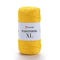 Yarnart MACRAME XL (Макраме XL) № 142 жовтий (Пряжа для в'язання, нитки для макраме)
