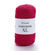 Yarnart MACRAME XL (Макраме XL) № 143 малиновий (Пряжа для в'язання, нитки для макраме)