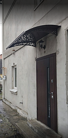 Дашок 1.5 x 1 м Style, металевий з монолітним полікарбонатом