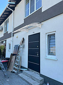 Дашок 1.5 x 1 м Style, металевий з монолітним полікарбонатом