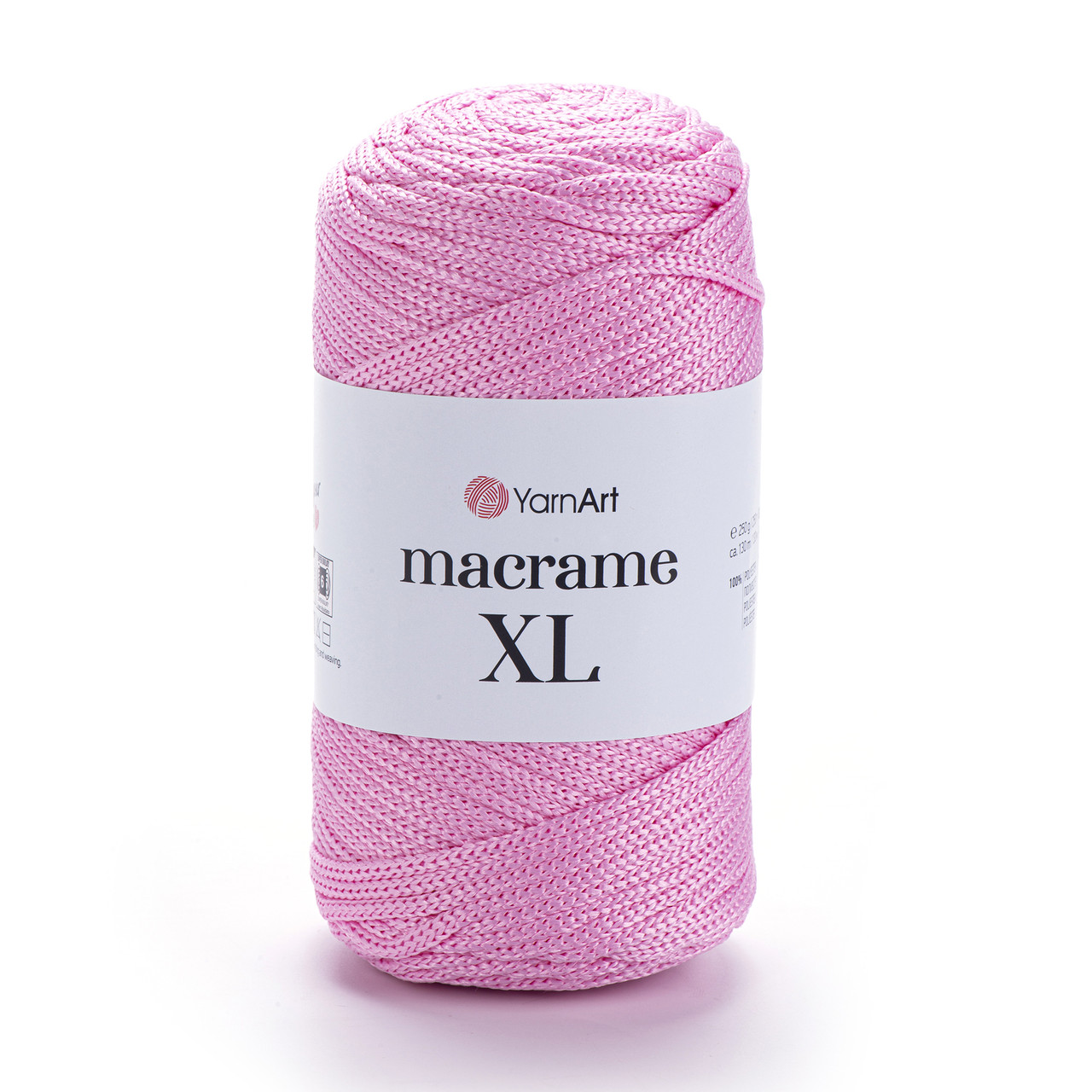 Yarnart MACRAME XL (Макраме XL) № 147 рожевий (Пряжа для в'язання, нитки для макраме), фото 1