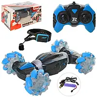 Машина-перевертень на радіокеруванні (пульт + браслет) 2 кольори (666-801SA)