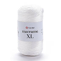 Yarnart MACRAME XL (Макраме XL) № 154 білий (Пряжа для в'язання, нитки для макраме)