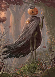 Хеловін листівка "Час прийшов..."