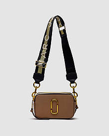 Жіноча сумка снапшот Marc Jacobs The Snapshot Dark Beige/Gold