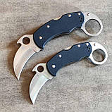 УЦІНКА. Ніж складаний керамбіт Spyderco, чорний малий, фото 6