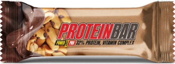 Протеїновий батончик Power Pro 32% 60 м з арахісом і карамеллю
