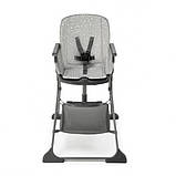 Стільчик для годування Kinderkraft FOLDEE Grey, фото 3