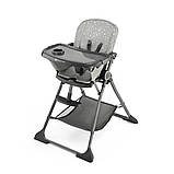 Стільчик для годування Kinderkraft FOLDEE Grey, фото 4