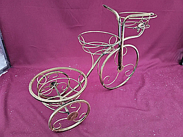 Кована підставка для квітів Велосипед бежевий