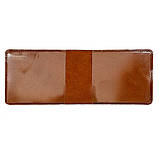 Шкіряна обкладинка для посвідчення, УБД LQ 207160 (Рудий), фото 4