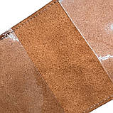 Шкіряна обкладинка для посвідчення, УБД LQ 207160 (Рудий), фото 5