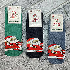 Шкарпетки дитячі середні новорічні зимові з махрою р.14 (2-3 років) НОВИНКА 30039177