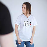 Футболка прямого пошиву. Друк на футболці. Футболка з принтом П'ятниця має право розслабитись (EN), фото 2