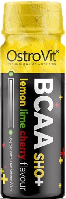 Амінокислота ВСАА OstroVit BCAA Shot 80 мл лимон лайм вишня