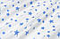 Фланель "Зоряний розсип" волошковий на білому, ширина 240 см, фото 4