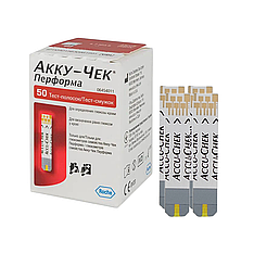 Тест-смужки Акку-Чек Перформа (Accu-Chek Performa) 50 — 200 штук