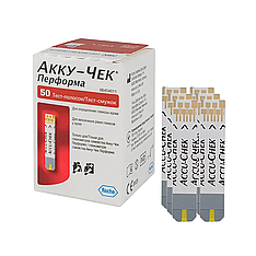 Тест-смужки Акку-Чек Перформа (Accu-Chek Performa) 50 — 300 штук