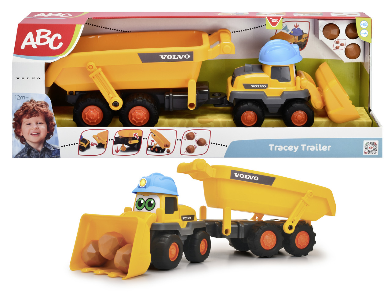 Трактор Вольво Dickie toys АВС Трейсі (4119007)