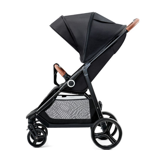 Прогулянкова коляска Kinderkraft GRANDE Plus Black, фото 1