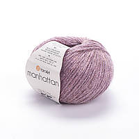 YarnArt MANHATTAN (Манхеттен) №909 рожевий (Пряжа напіввовна, нитки для в'язання)