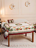 Скатертина Новорічна гобеленова 140х180 см.Premium святкова скатертина JOUETS, фото 4