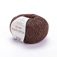YarnArt MANHATTAN (Манхеттен) №912 коричневий(Пряжа напіввовна, нитки для в'язання)