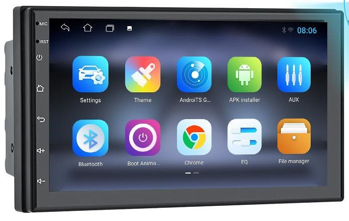 2din Автомагнітола 7023 Android GPS+4Ядра+16Gb ROM (коротка), фото 1