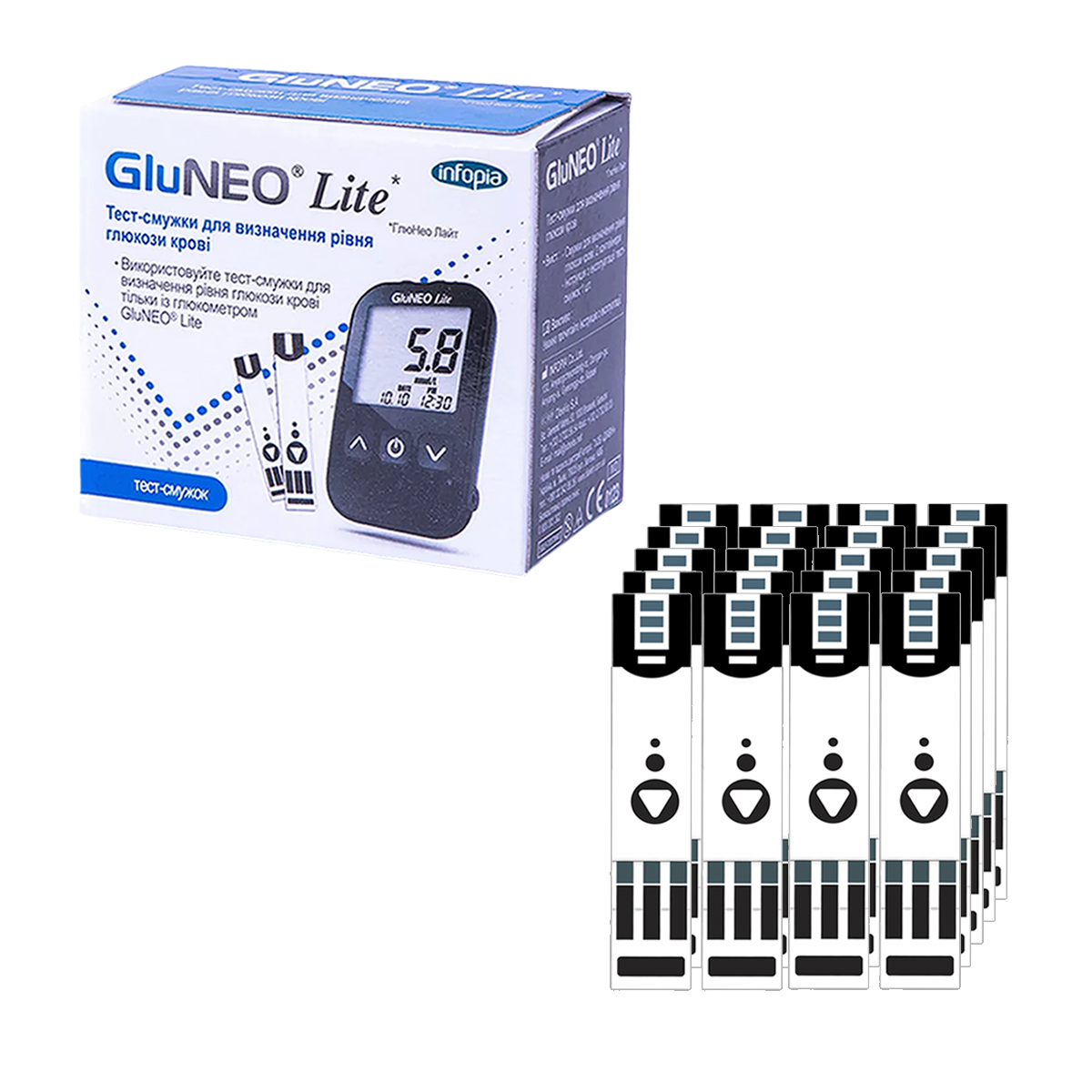Тест-смужки GluNeo Lite 50 — 1000 штук