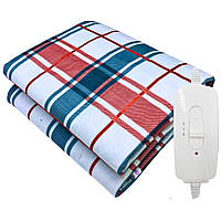 Електропростирадло з підігрівом электропростынь Electric blanket, полуторна 120х160 см, 2 роки гарантії, Туреччина