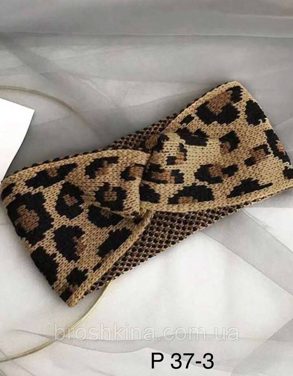 Пов'язки теплі 11*23 см 6 шт/уп ЛЕОПАРДОВІ, фото 1