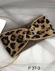 Пов'язки теплі 11*23 см 6 шт/уп ЛЕОПАРДОВІ