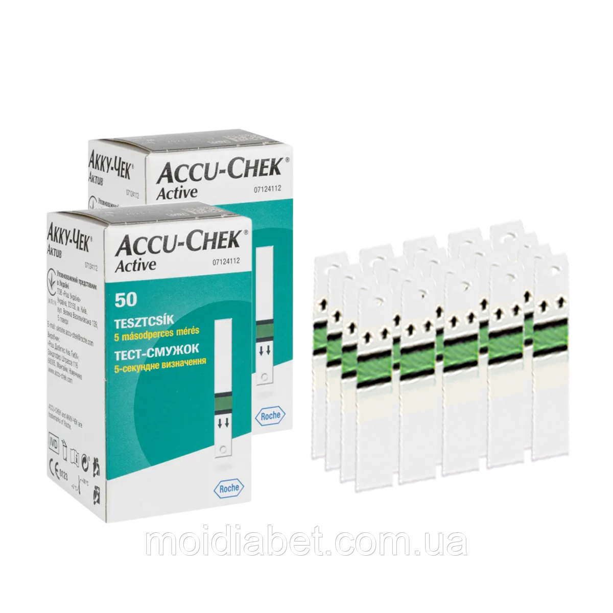 Тест-смужки Accu-Chek Active 100 шт. (Аку-Чек Актив)/1000 штук