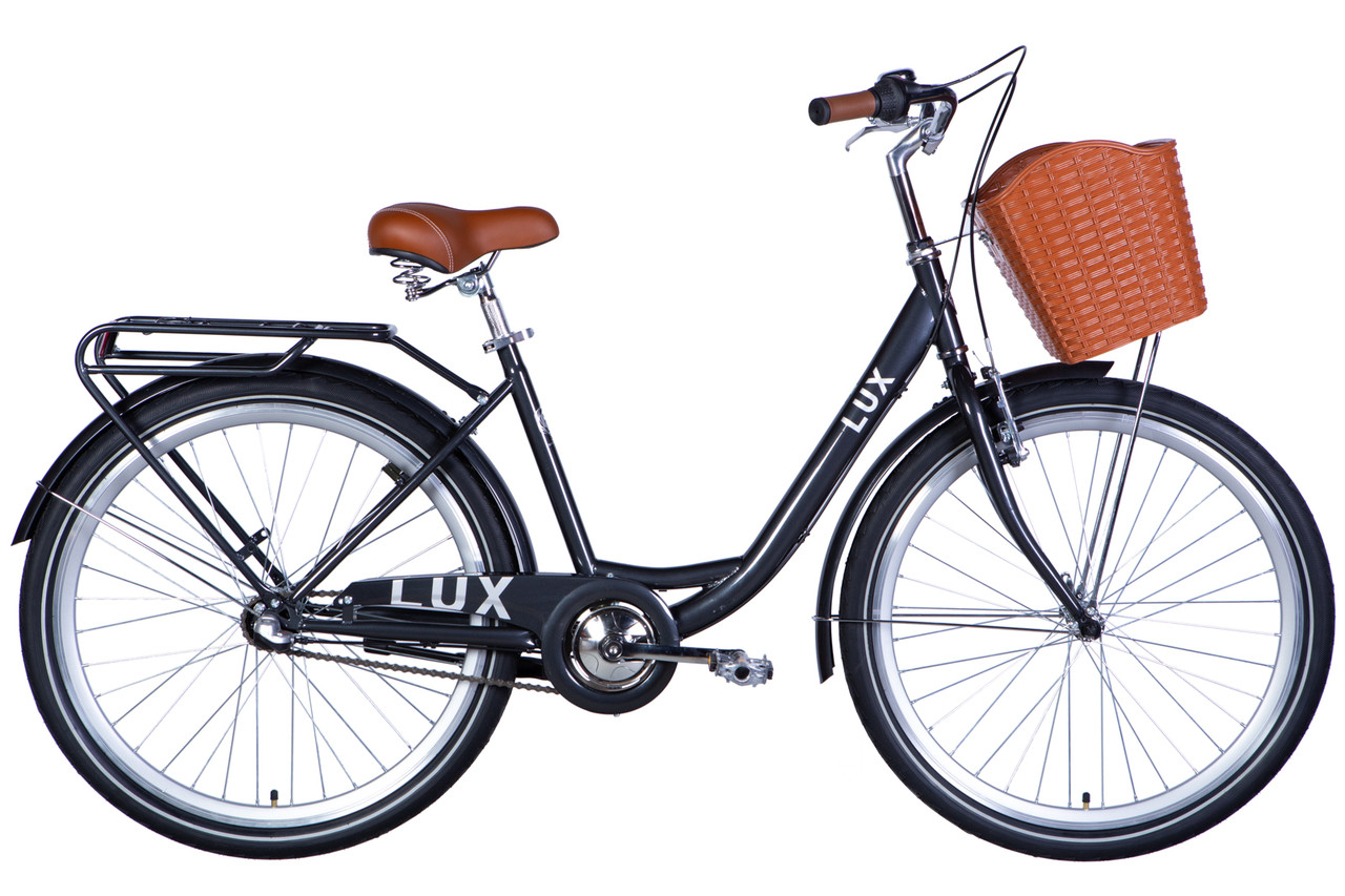 Велосипед 26" Dorozhnik LUX PH 2024 рама - 17" темно-сiрий