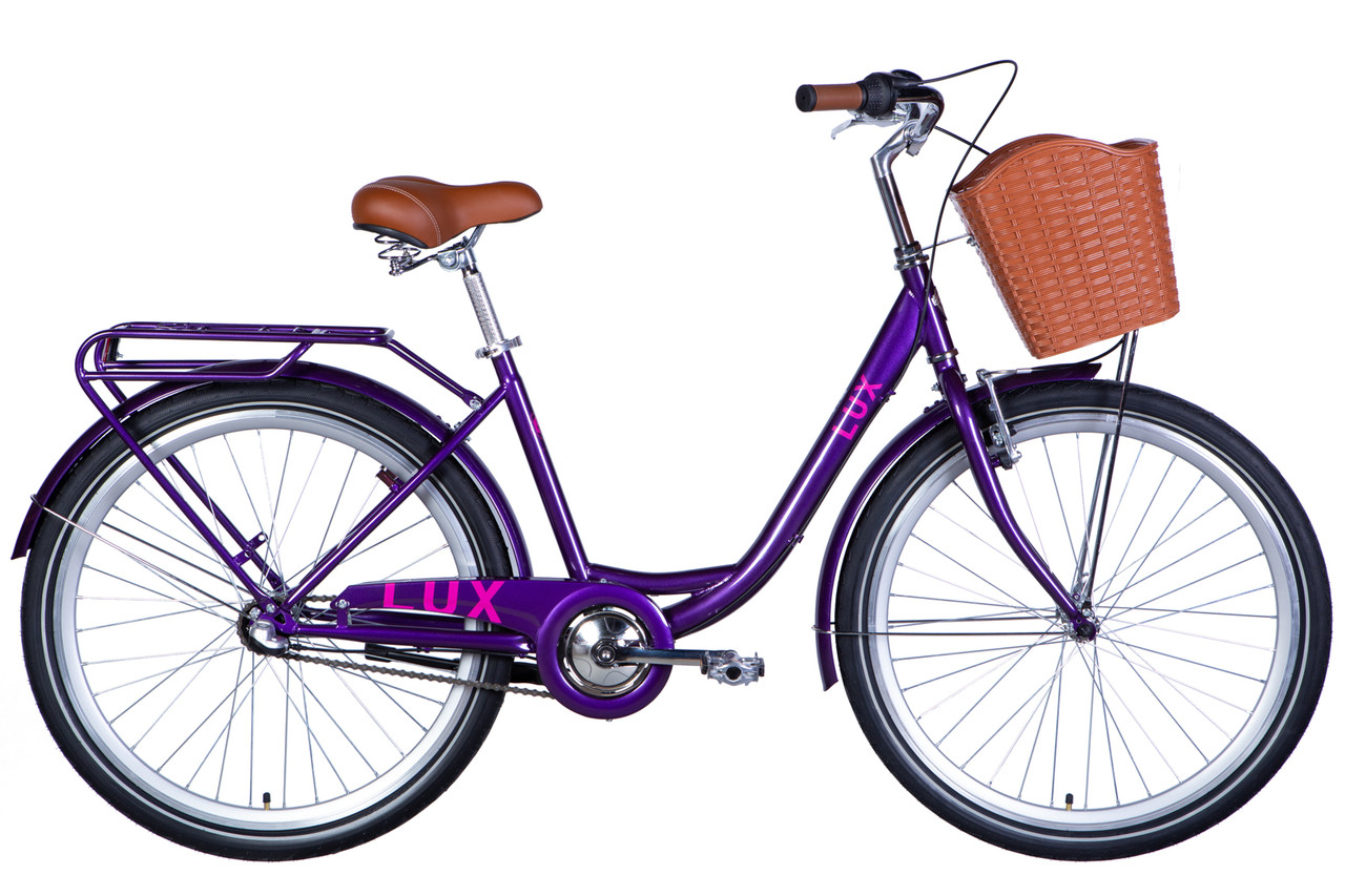 Велосипед 26" Dorozhnik LUX PH 2024 рама - 17" сливовий