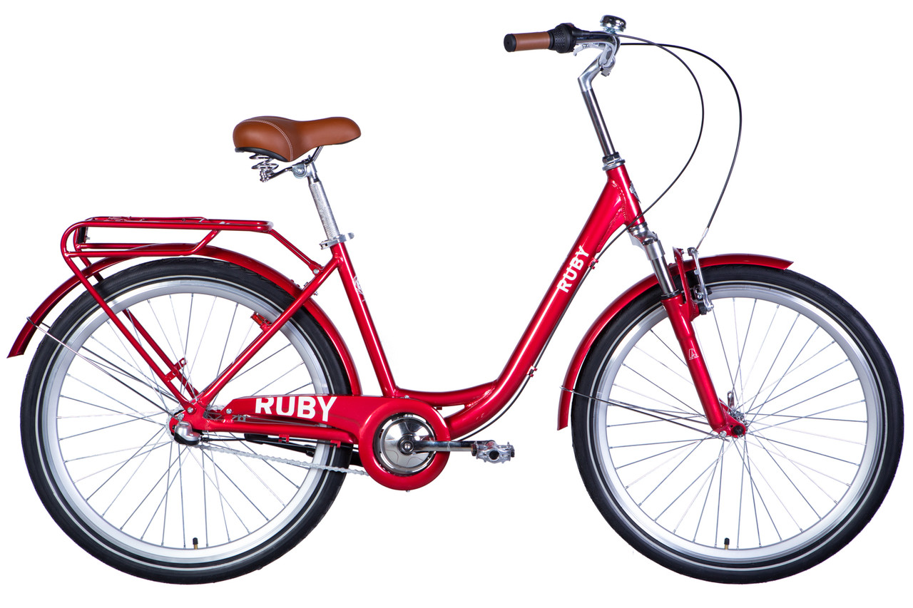 Велосипед 26" Dorozhnik RUBY PH 2024 рама - 17" червоний
